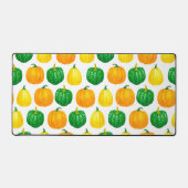 カボチャの水の色パターン デスクマット (正面)