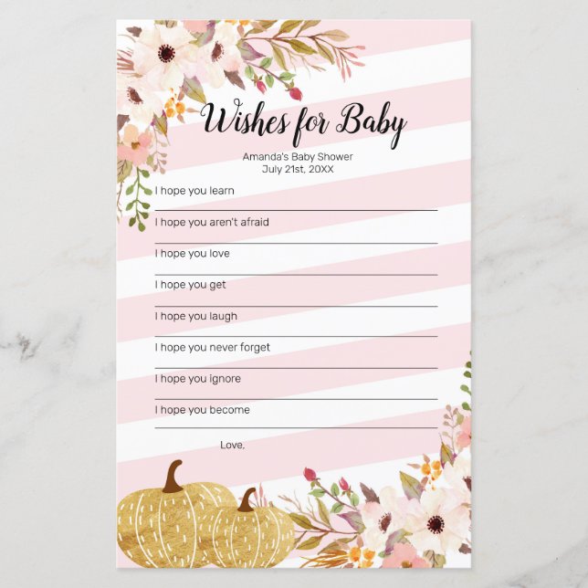 カボチャの水色の願いベビーゲーム (正面)