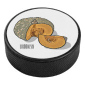 カボチャの漫画イラストレーション アイスホッケーパック (3/4)