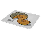 カボチャの漫画イラストレーション カッティングボード (角)