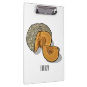 カボチャの漫画イラストレーション クリップボード (右)