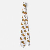 カボチャの漫画イラストレーション ネクタイ (正面)