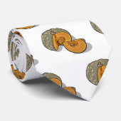 カボチャの漫画イラストレーション ネクタイ (ロール)