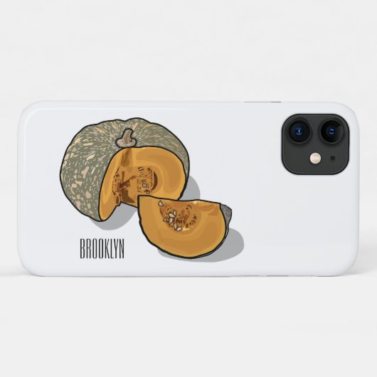 カボチャの漫画イラストレーション Case-Mate iPhoneケース (裏面(横))