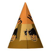 カボチャの猫 パーティーハット (裏面)