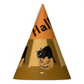 カボチャの猫 パーティーハット (左)