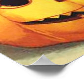 カボチャの猫 ポスター (角)