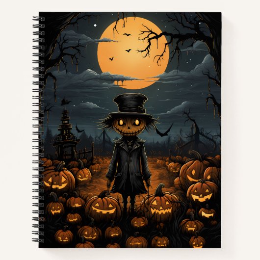 カボチャの王ハロウィーン ノートブック (正面)