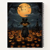 カボチャの王ハロウィーン ノートブック (裏面)