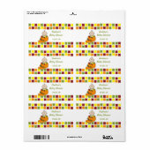 カボチャの男の子の赤ちゃんシャワー水ボトルラベル ラベル (フルシート)