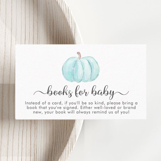 カボチャの男の赤ちゃん エンクロージャーカード