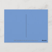 カボチャの男はハロウィーンの月の中で男に会った ポストカード (裏面)