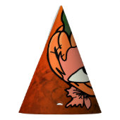 カボチャの眠い不気味目 パーティーハット (左)