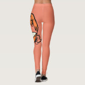 カボチャの眠い不気味目 レギンス (裏面)