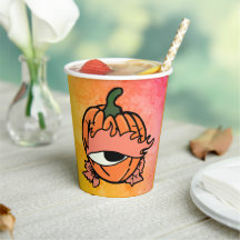 カボチャの眠い不気味目