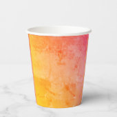 カボチャの眠い不気味目 紙コップ (裏面)