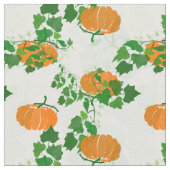 カボチャの秋 ファブリック (クローズアップ)
