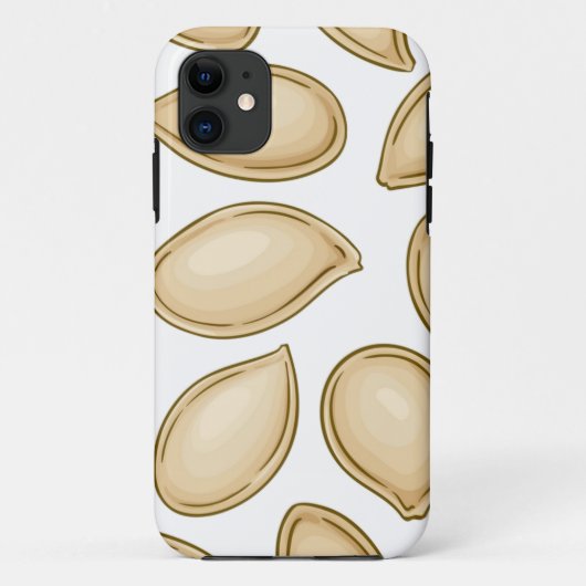 カボチャの種の模様 Case-Mate iPhoneケース (裏面)