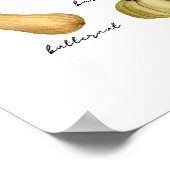 カボチャの種類 ポスター (角)