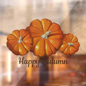 カボチャの窓のクリング ウィンドウサイン (シート2)