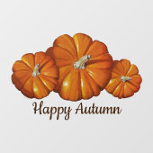 カボチャの窓のクリング ウィンドウサイン (シート)