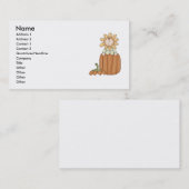 カボチャの花キッド 名刺 (正面/裏面)