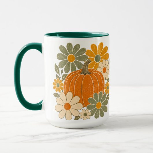 カボチャの花マグ マグカップ (左)