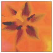 カボチャの花 ファブリック (クローズアップ)