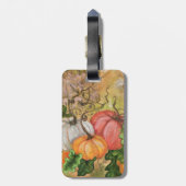 カボチャの荷札 ラゲッジタグ (裏面縦)