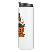 カボチャの衣装を着た可愛いハロウィンクラシック猫T-Sh タンブラー (回転右)