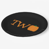 カボチャの誕生日2 ペーパープレート (アングル)