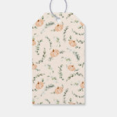 カボチャの赤ちゃんシャワーのお願い ギフトタグ (裏面)