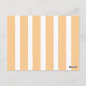 カボチャの赤ちゃんシャワーのベビー ポストカード (裏面)