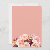 カボチャの赤ちゃんシャワーの招待 招待状 (裏面)