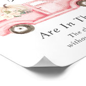 カボチャの赤ちゃんシャワーゲームの数を推測 ポスター (角)