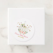 カボチャの赤ちゃんシャワー フェイバータグ (インサイチュ)