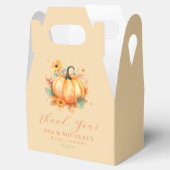 カボチャの赤ちゃんシャワー フェイバーボックス (オープン)