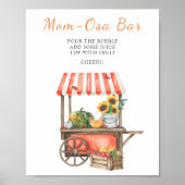 カボチャの赤ちゃんシャワー – Mom-osaバーポスター ポスター (正面)