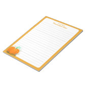 カボチャの遊び場 – 裏地 ノートパッド (アングル)