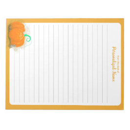 カボチャの遊び場 – 裏地 ノートパッド