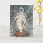 カボチャの金切空白のり カード (黄色い花)