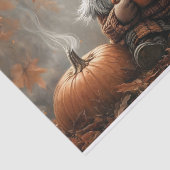 カボチャの隣にホットココアと愛らしい格言 薄葉紙 (詳細)