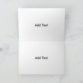 カボチャの顔グリーティングカード カード (内部)