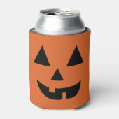 カボチャの顔 ハロウィン 缶クーラー (缶正面)