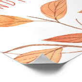 カボチャの願いとキャンディーコーンキス感謝祭 ポスター (角)