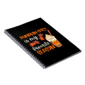 カボチャの香辛料は私の季節お気に入りのだ ノートブック (右側)