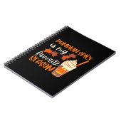 カボチャの香辛料は私の季節お気に入りのだ ノートブック (左側)