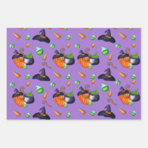 カボチャの魔女ハットキャンディデザインパーフェクトハロウィーン