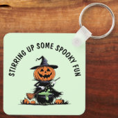 カボチャの魔女 キーホルダー (裏面)