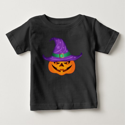 カボチャの魔女 ベビーTシャツ (正面)